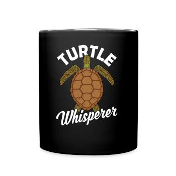 Tortue Chuchoteur Chuchoteur Animal Tortue - Mug uni - noir - Devant
