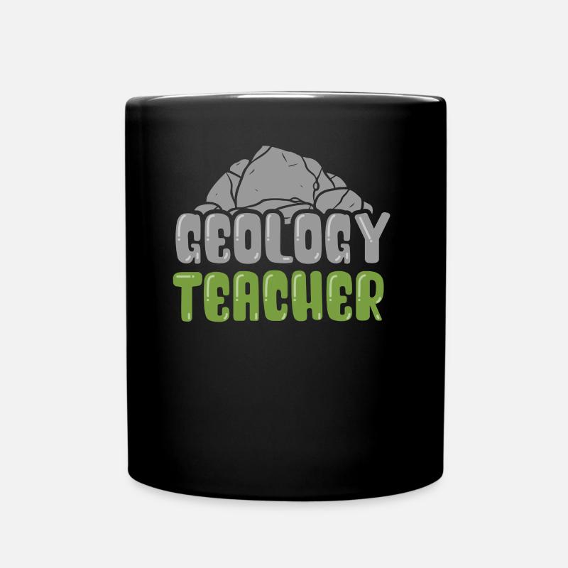 Professeur de géologie Enseignant Géologue Géologie Profession - Mug uni - noir