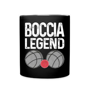 Joueur de boccia Boccia Legend Balls Boccia - Mug uni - noir - Devant