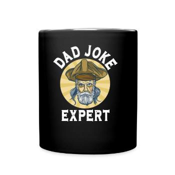 Dad Joke Papa Joke Jokes Father - Full Colour Mug - black - Front