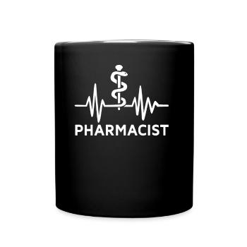 Apotheker Beruf Pharmazie Apotheke Pharmazeut - Tasse einfarbig - Schwarz - Vorne