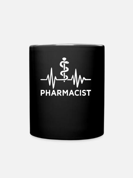 Apotheker Beruf Pharmazie Apotheke Pharmazeut - Tasse einfarbig - Schwarz