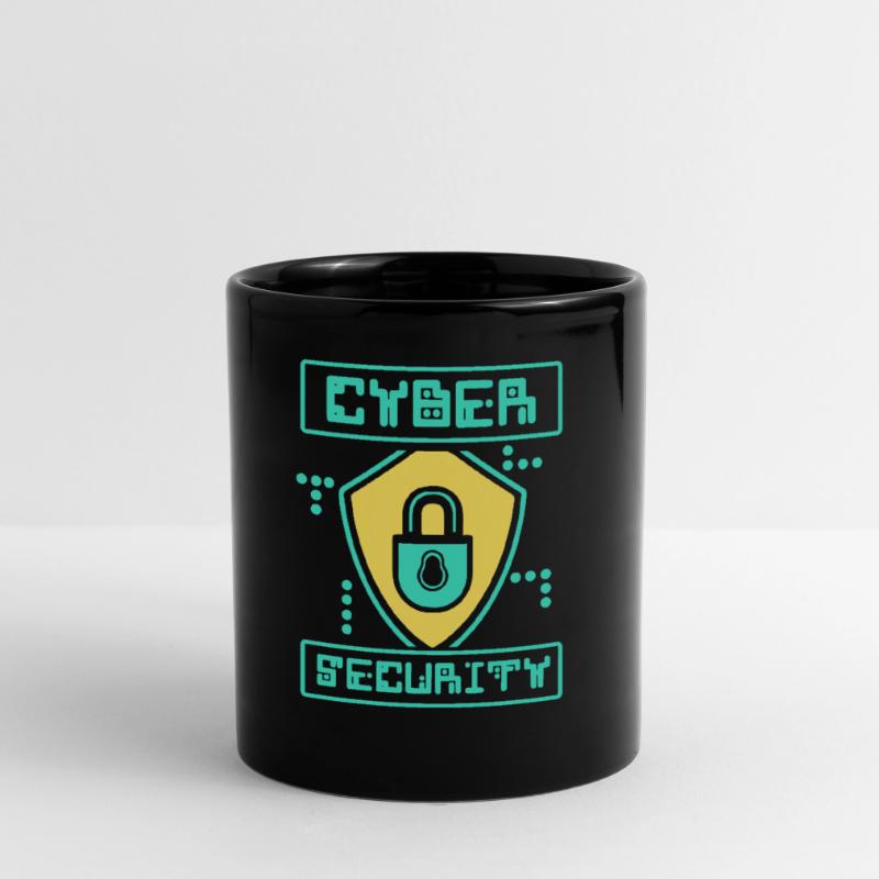 Cybersecurity Hack Hacker IT Security Hacking Full Colour Mug