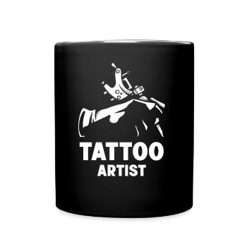Tattoo Artist Tattoo Tattoo Studio - Full Colour Mug - black - Front