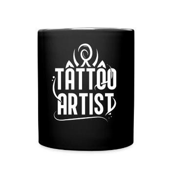 Tatoueur Tattoo Studio Tatouage Tatouage - Mug uni - noir - Devant