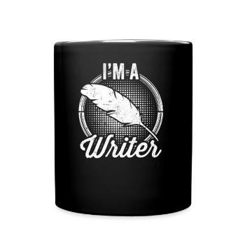 Ich Bin Ein Schriftsteller Autor Schreiber - Tasse einfarbig - Schwarz - Vorne