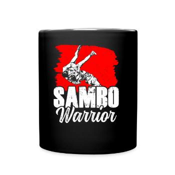 Sambo Warrior Martial Arts Training Martial Arts - Full Colour Mug - black - Front