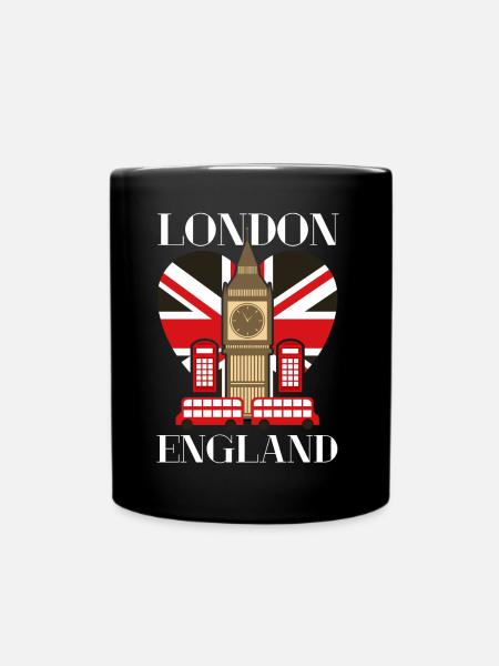 London - Full Colour Mug - black