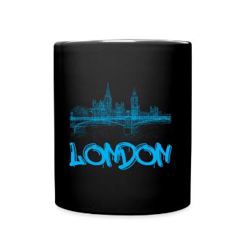 Londres - Mug uni - noir - Devant