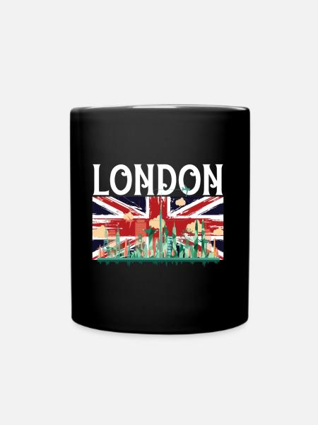 London - Full Colour Mug - black