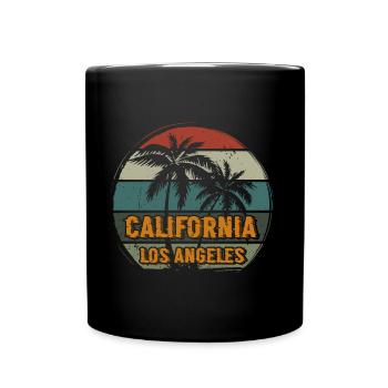 Palm trees - Full Colour Mug - black - Front