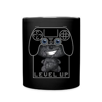 Manette Level Up Mignon - Mug uni - noir - Devant