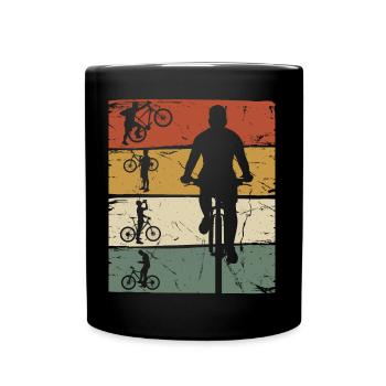 Vélo Vintage - Mug uni - noir - Devant