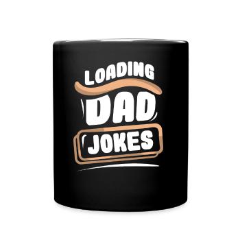 Papa Joke Dad Joke Father Jokes - Full Colour Mug - black - Front