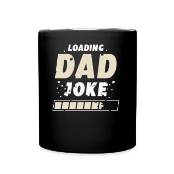 Papa Joke Dad Joke Jokes Father - Full Colour Mug - black - Front