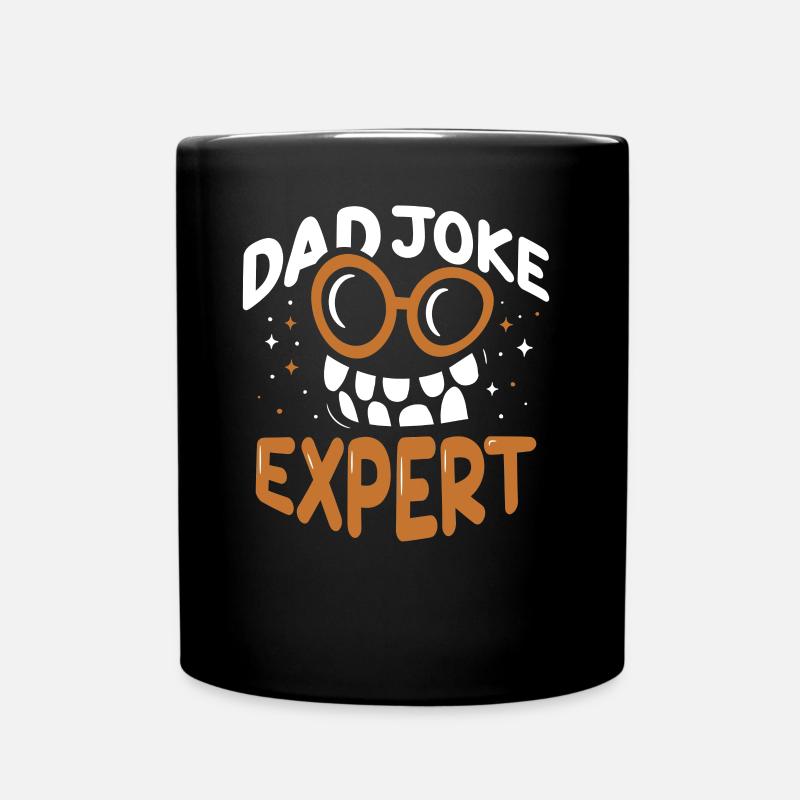 Papa Joke Dad Joke Father Jokes - Full Colour Mug - black