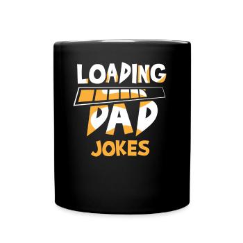 Papa Joke Dad Joke Father Jokes - Full Colour Mug - black - Front