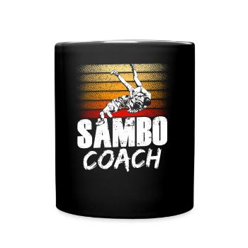 Sambo Trainer Training Martial Arts Martial Arts - Full Colour Mug - black - Front