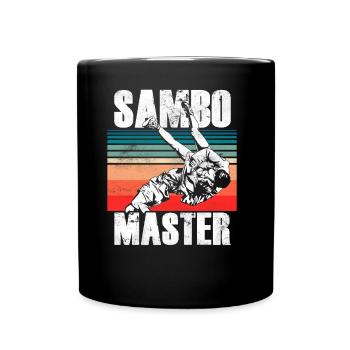 Sambo Master Martial Arts Martial Arts Training - Full Colour Mug - black - Front