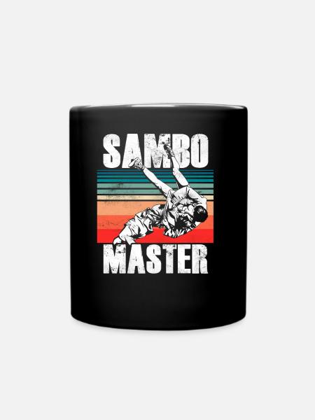 Sambo Master Martial Arts Martial Arts Training - Full Colour Mug - black