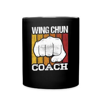Wing Chun Trainer Martial Arts Martial Arts Training - Full Colour Mug - black - Front