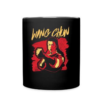 Wing Chun Trainer Martial Arts Martial Arts Training - Full Colour Mug - black - Front