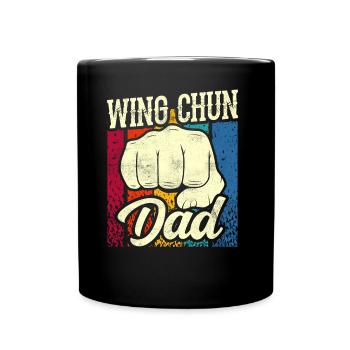 Wing Chun Papa Martial Arts Trainer Martial Arts - Full Colour Mug - black - Front