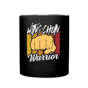 Wing Chun Warrior Martial Arts Trainer Martial Arts - Full Colour Mug - black - Front