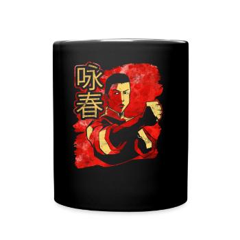 Wing Chun Martial Arts Training Martial Arts Trainer - Full Colour Mug - black - Front