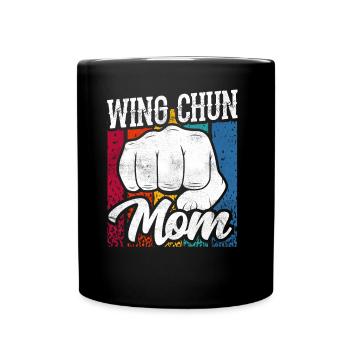 Wing Chun Mama Trainer Martial Arts Martial Arts - Full Colour Mug - black - Front