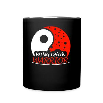 Wing Chun Warrior Trainer Martial Arts Martial Arts - Full Colour Mug - black - Front