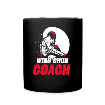 Wing Chun Trainer Martial Arts Martial Arts Training - Full Colour Mug - black - Front