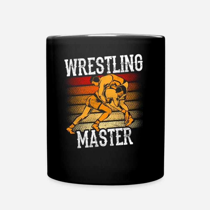 Wrestling Meister Ringer Ringkampf Ringen - Tasse einfarbig - Schwarz