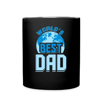 Der Beste Vater Der Welt Papa Papi Vater Tag - Tasse einfarbig - Schwarz - Vorne