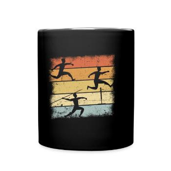 Track and Field - Full Colour Mug - black - Front