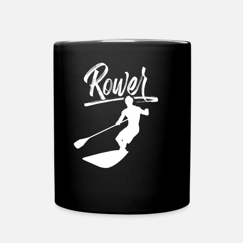 Aviron Aviron Aviron Bateau Aviron - Mug uni - noir