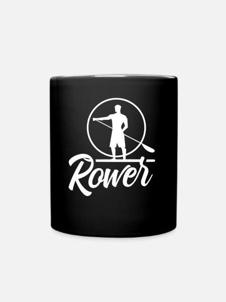Aviron Aviron Aviron Bateau Aviron - Mug uni - noir
