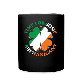 Time For A Bit of Nonsense Ireland Irish Irish - Full Colour Mug - black - Front