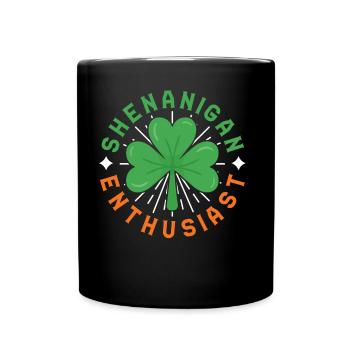 Shenanigan Enthusiast Irlandais Irlande Gaélique - Mug uni - noir - Devant