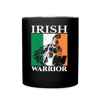 Guerrier irlandais Irlande Gaélique irlandais - Mug uni - noir - Devant