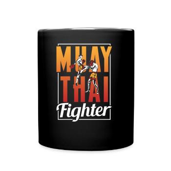 Muay Thai Fighter Arts Martiaux Arts Martiaux Arts Martiaux Arts Martiaux - Mug uni - noir - Devant