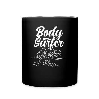 Bodysurfer Hobby Bodysurfing Bodysurfen Bodysurf - Full Colour Mug - black - Front