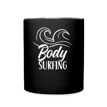 Bodysurfen Hobby Bodysurf Bodysurfer Bodysurfing - Full Colour Mug - black - Front