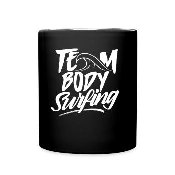 Team Bodysurfen Bodysurf Bodysurfing Bodysurfer - Full Colour Mug - black - Front