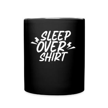 Soirée pyjama Shirt Party Nuitée - Mug uni - noir - Devant