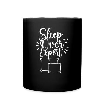 Expert pour les nuitées douces fête nuitée - Mug uni - noir - Devant