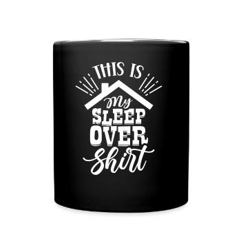 C’est mon Sleepover Shirt Party Stay - Mug uni - noir - Devant