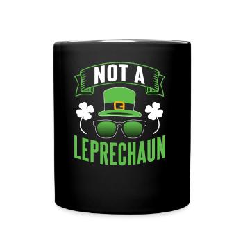 No leprechaun Irish Leprechaun St Patrick's Day Irish - Full Colour Mug - black - Front