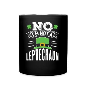 No I am not a Leprechaun Irish Leprechaun Irish - Full Colour Mug - black - Front