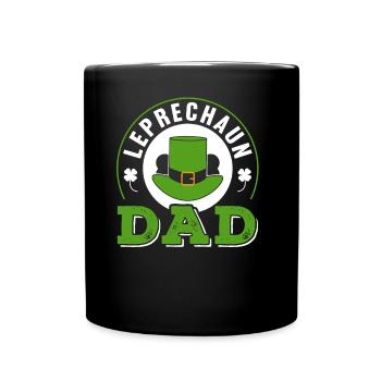 Goblin Papa Leprechaun Irish St Patrick's Day Irish - Full Colour Mug - black - Front